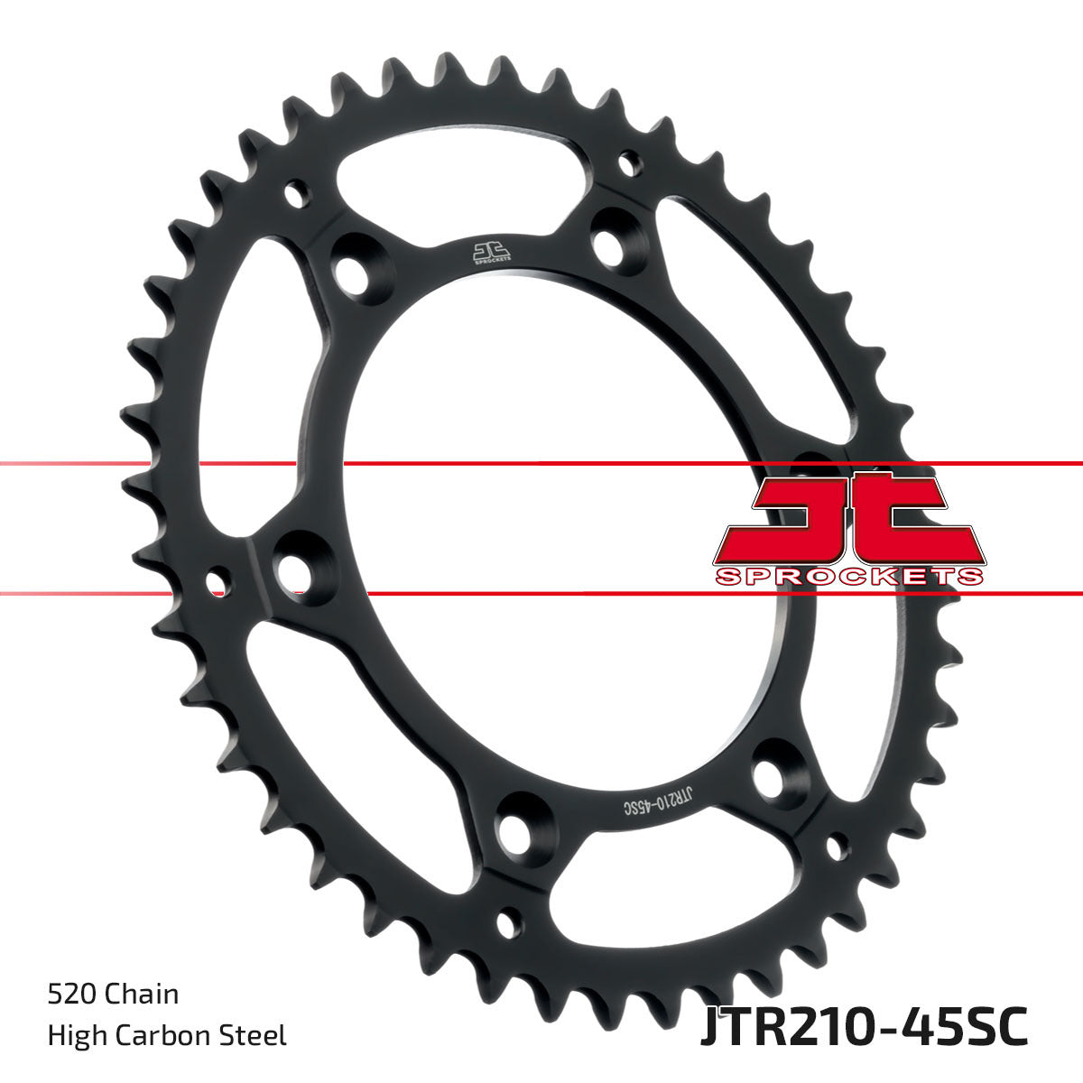 Jt Rear Sprocket Steel 45T-520 Beta/Hon