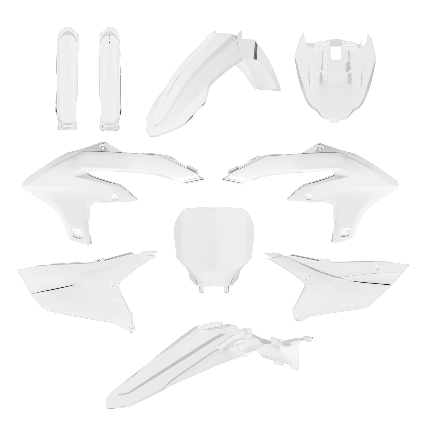 Polisport Plastic Body Kit Yam White