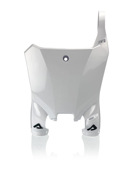 Acerbis Raptor Front Number Plate White Hon