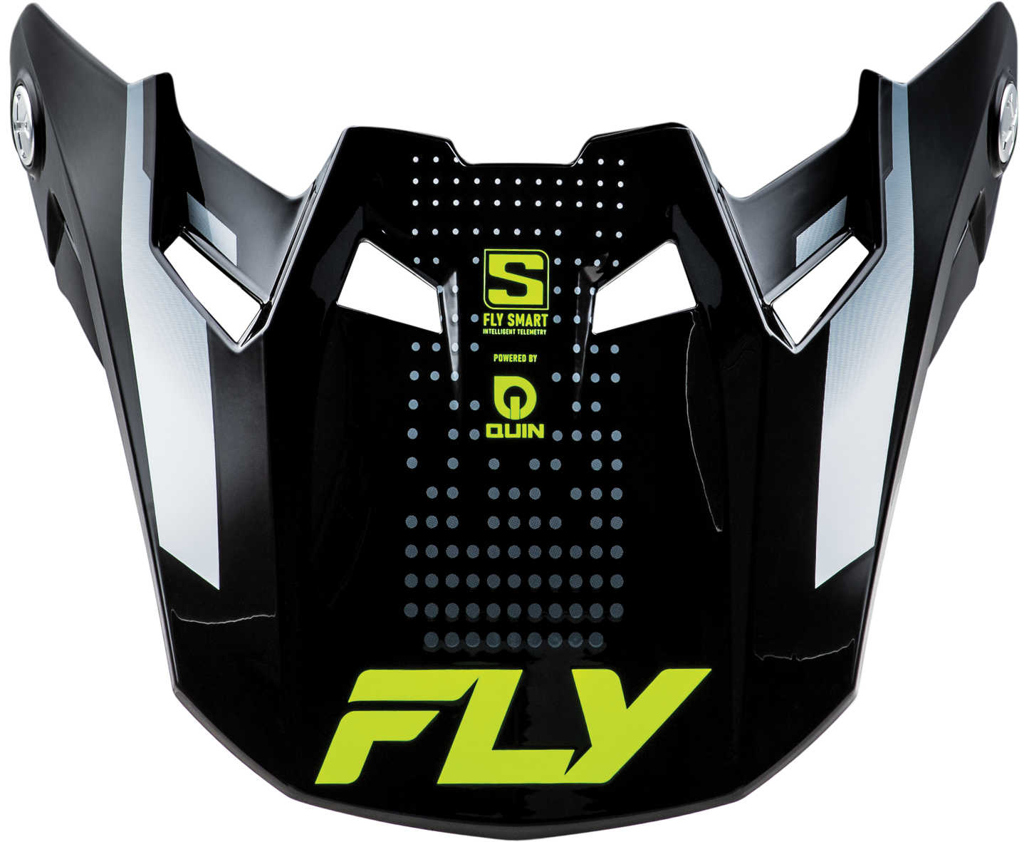 Fly Racing Formula S Carbn Protocol Visor Black Carbon/Grey/Hi-Vis Md/Lg