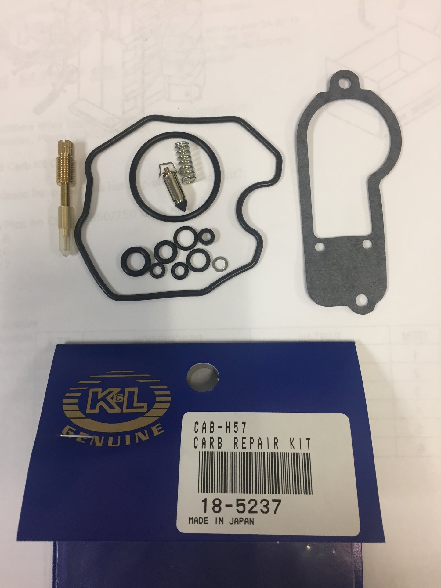 K&L CARB REPAIR KIT (EA)