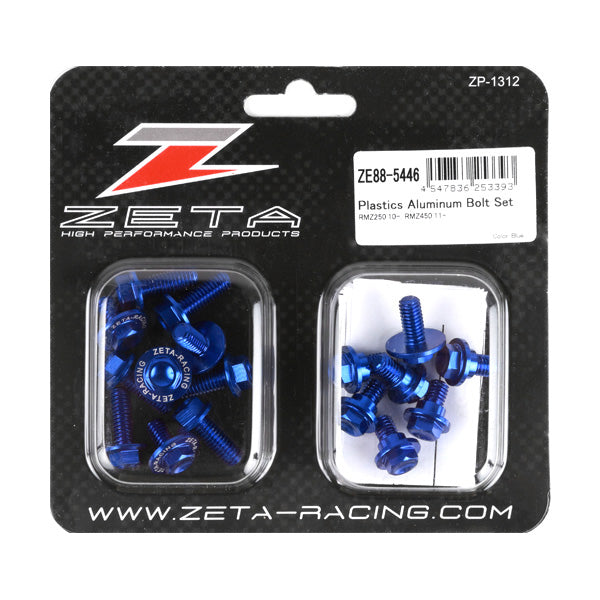 Zeta Aluminum Bolt Kit Blue • #634-8357B