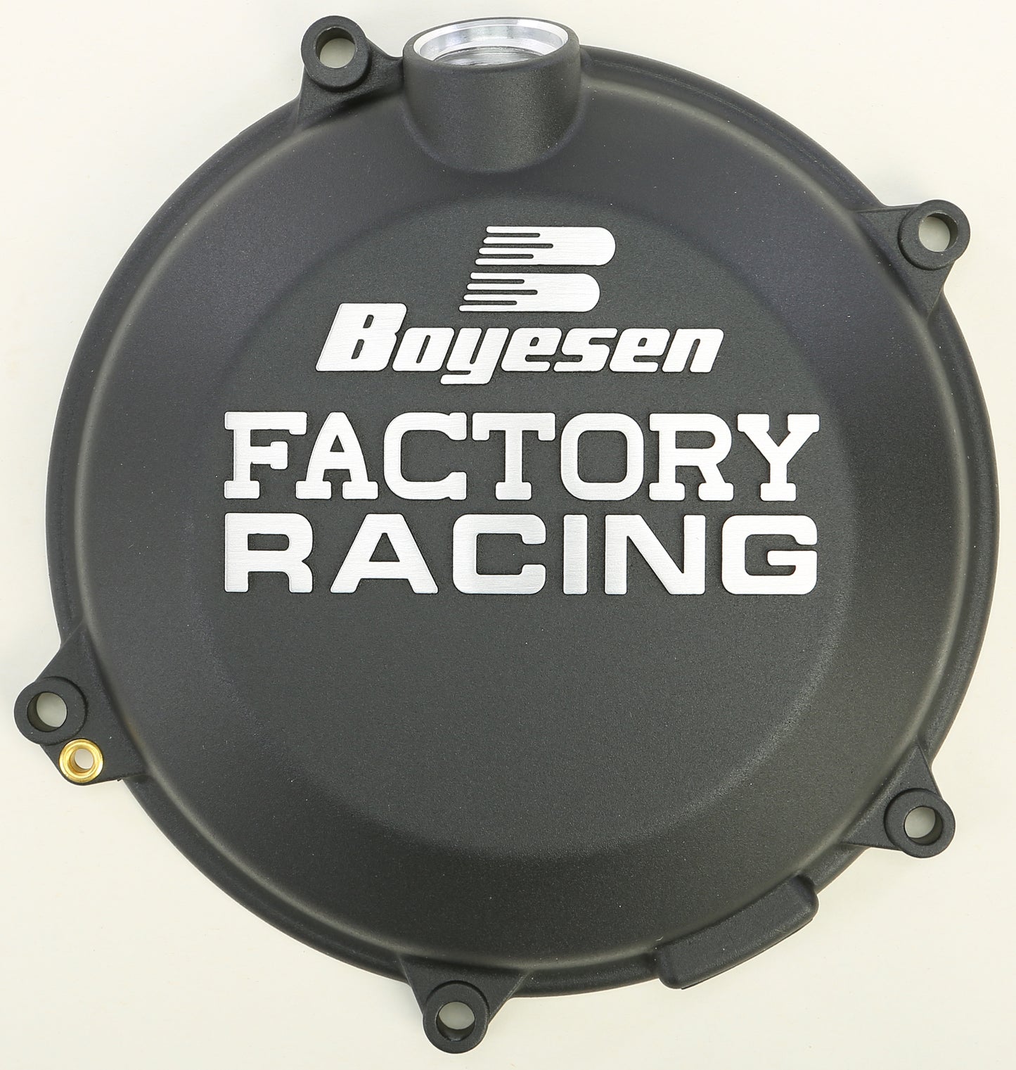 Boyesen Factory Racing Clutch Cover Black • #59-7246AB