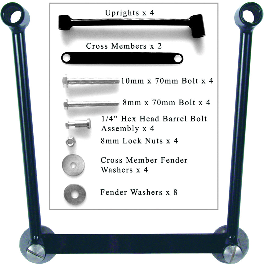 Willie & Max Saddlebag Hard Mount Kit