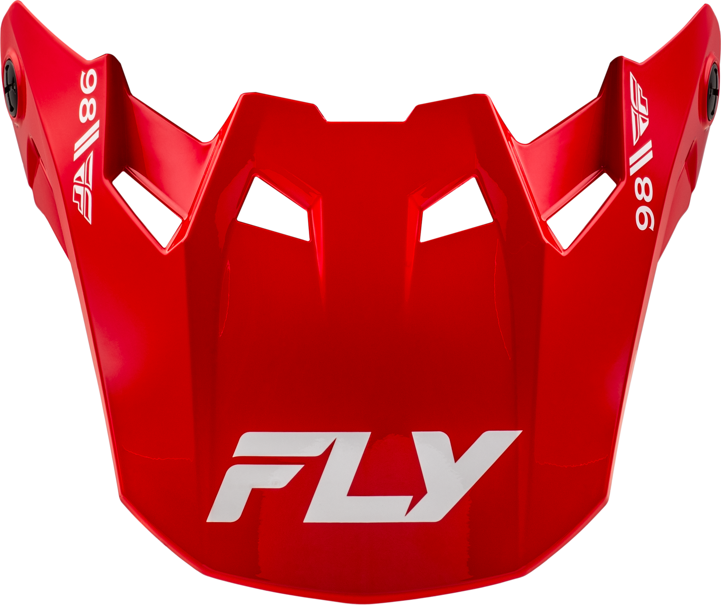 Fly Racing Formula Cc Objective Visor Red/White Yl/Sm