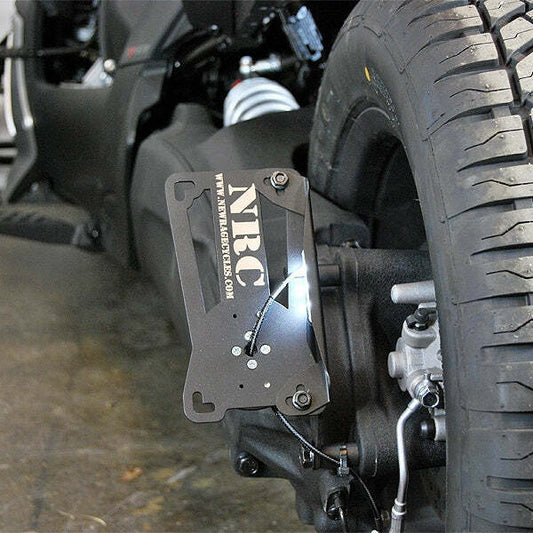 New Rage Cycles Side Mount License Plate