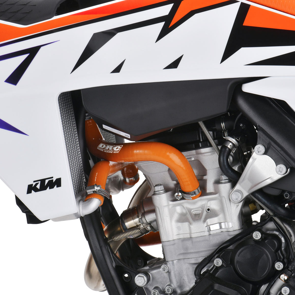 Drc Radiator  Hose  Kit Ktm Orange