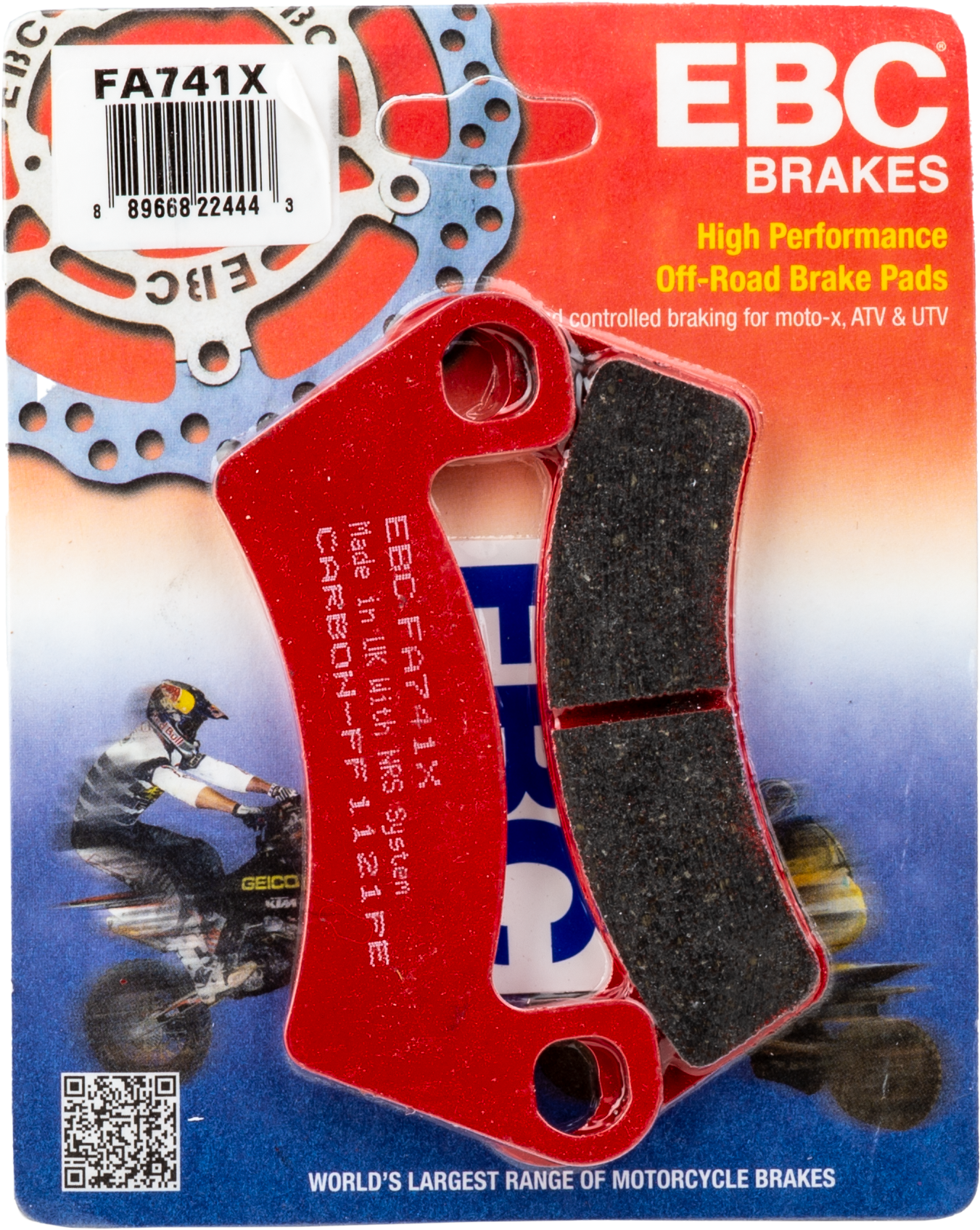 Ebc Brake Pads Fa741X Carbon X Series