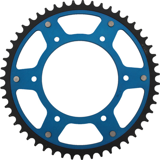 Supersprox Rear Stealth Sprocket Alu/Stl 51T-520 Blu Husq/Ktm