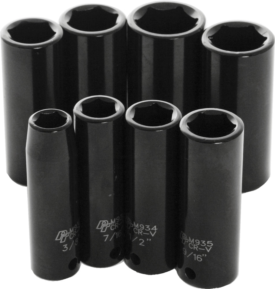 Performance Tool 3/8" SAE Impact Socket Set