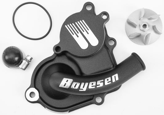 Boyesen Waterpump Cover & Impeller Kit Black • #59-8628B