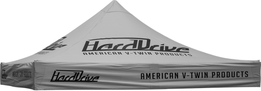 Harddrive CANOPY GREY WITH LOGO 10' X 10' REPLACMENT TOP