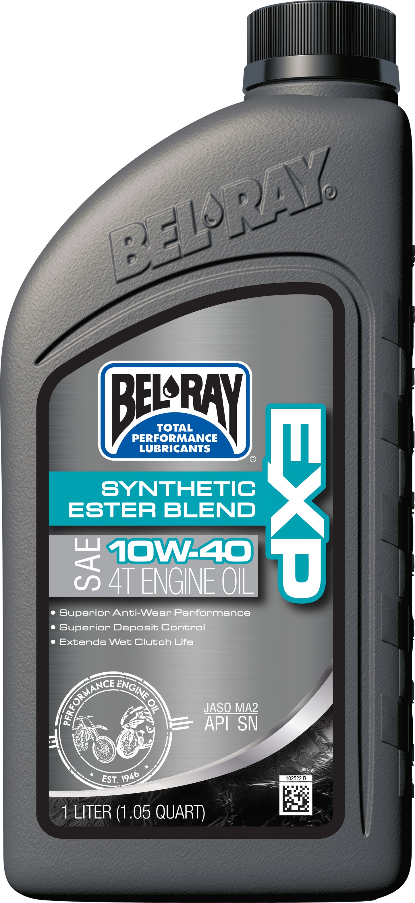 Bel-Ray EXP Semi-Synthetic Ester Blend 4T Engine Oil