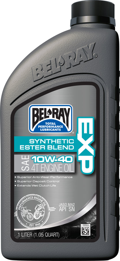 Bel-Ray EXP Semi-Synthetic Ester Blend 4T Engine Oil