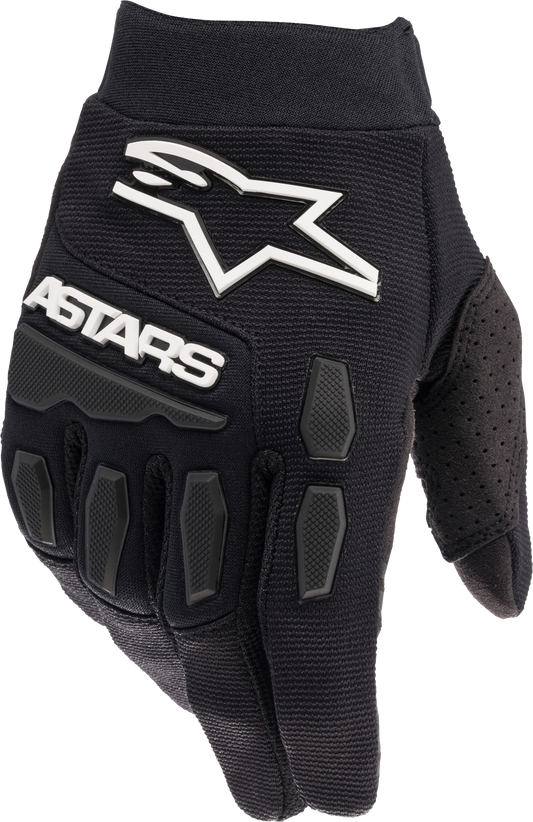 Alpinestars Youth Full Bore Gloves Black/White 2Xs