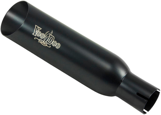 Voodoo Shorty Slip-On Exhaust Black • #12-8003BK