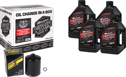 Maxima V-Twin Quick Change Oil Filter Kit