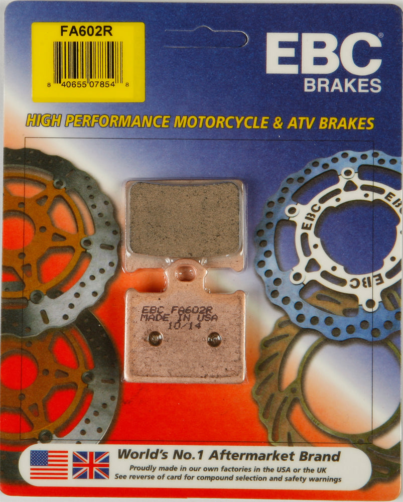 Ebc Brake Pads Fa602R Sintered R Series