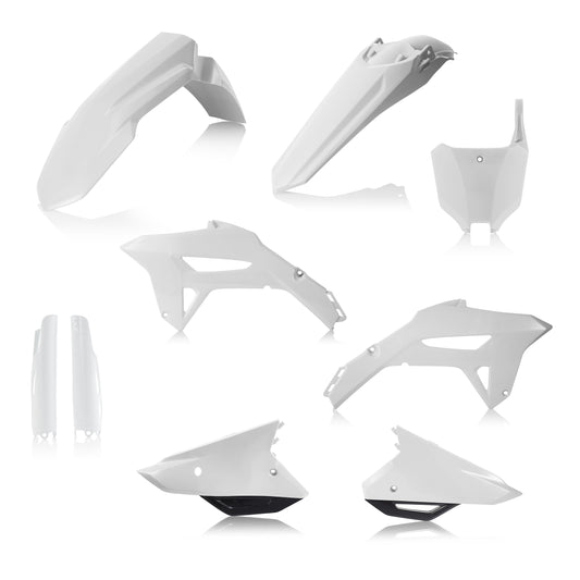 Acerbis Plastic Kit- Full Hon White W/Black