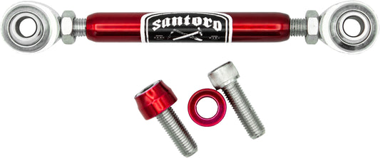 Santoro Fabworx Shift Linkage Mid-Ctrls Red M8 Softail