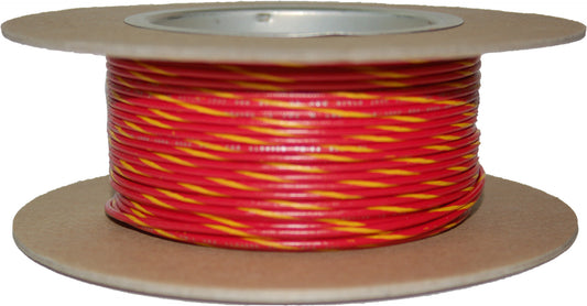 Namz Custom Cycle #18-Gauge Red/Yellow Stripe 100' Spool Of Primary Wire