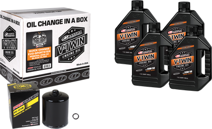 Maxima V-Twin Quick Change Oil Filter Kit