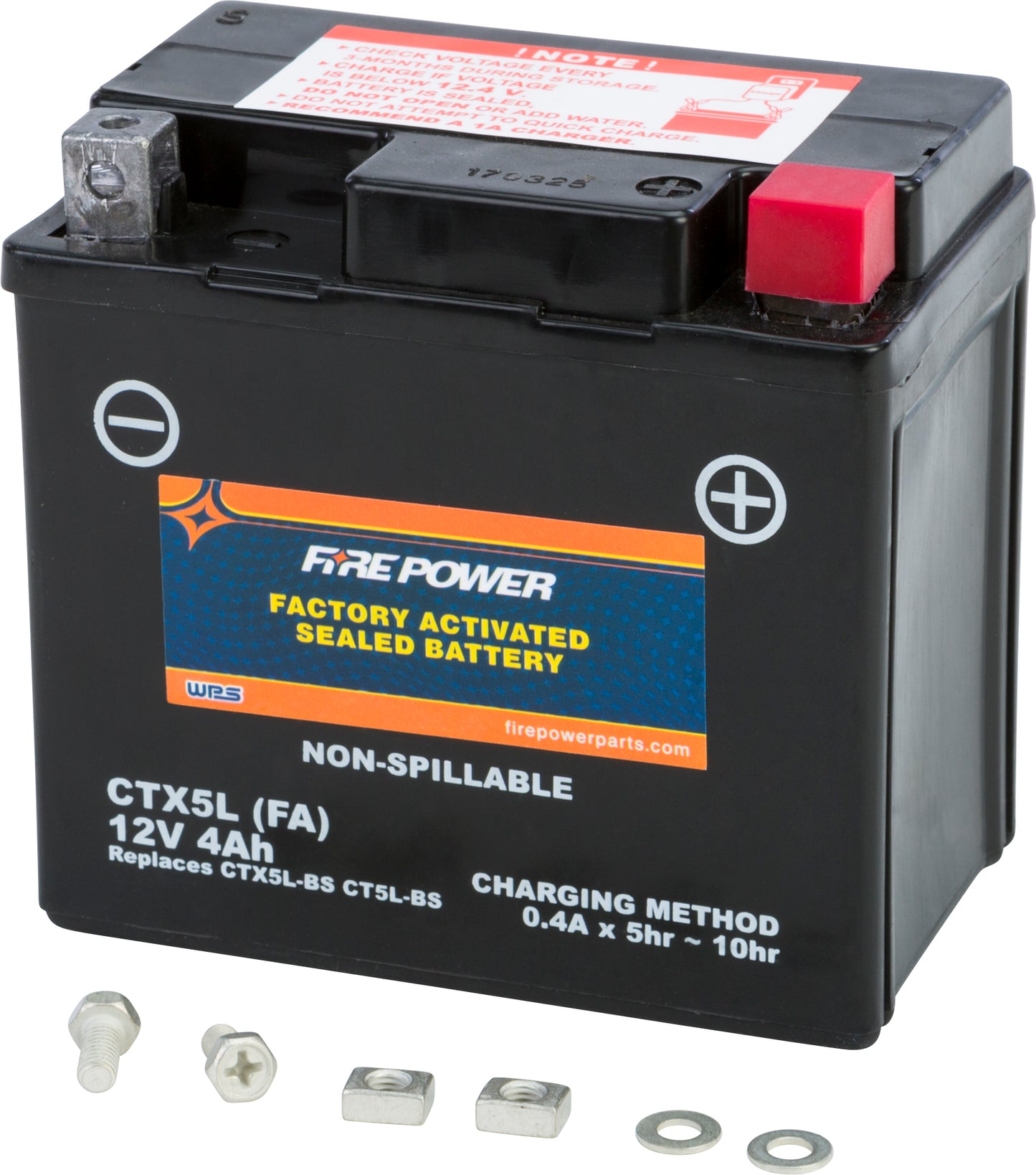 Fire Power Battery Ctx5L Sealed Factory Activated