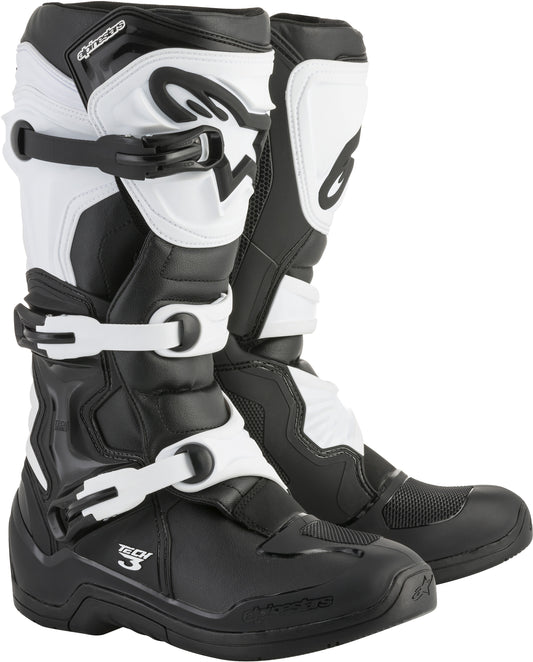 Alpinestars Tech 3 Boots Black/White Sz 05