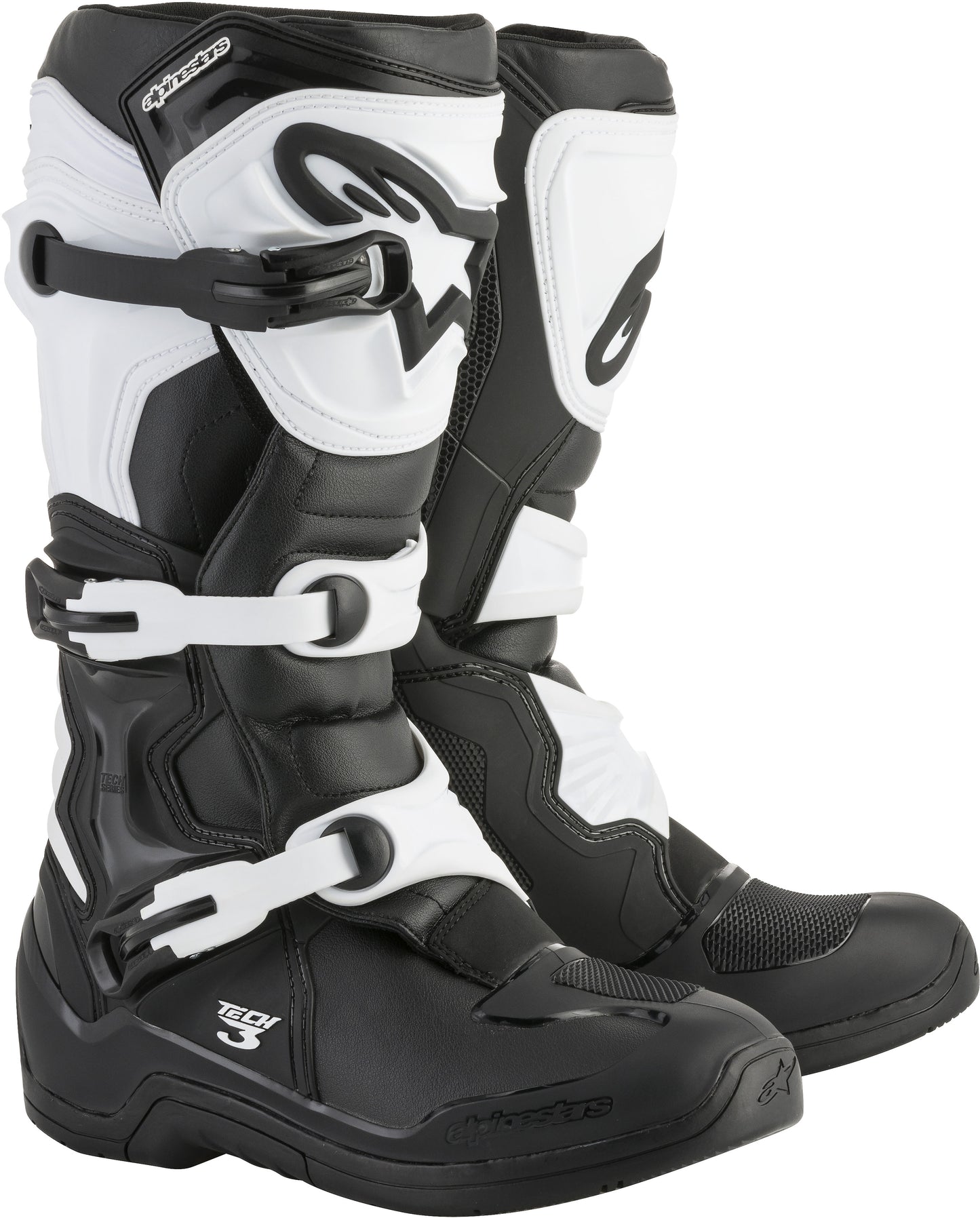 Alpinestars Tech 3 Boots Black/White Sz 07