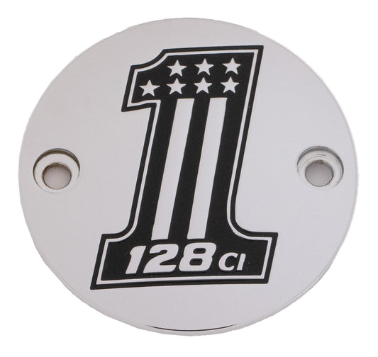 Custom Engraving M8 Timer Cover 128 Chrome