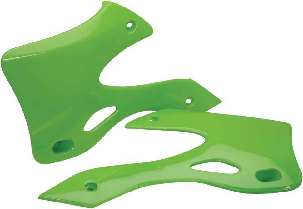 Acerbis Radiator Shrouds Green • #1591-6303