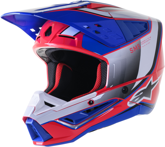 Alpinestars S-M5 Sail Helmet Wht/Diva Pnk/Enamel Blu G Xs
