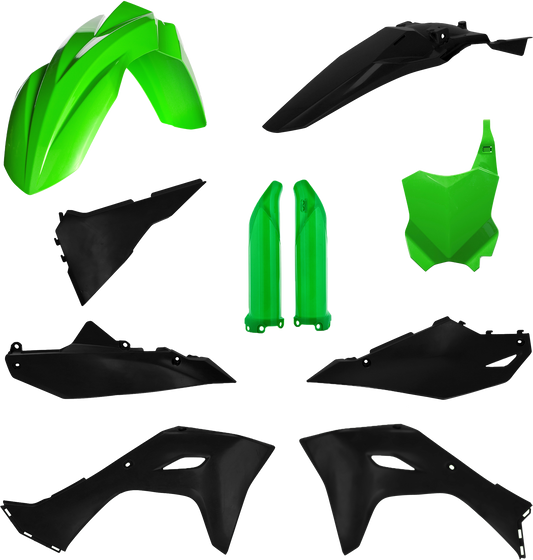 Acerbis Full Plastic Kit Kaw Green/Black • #29835-71089