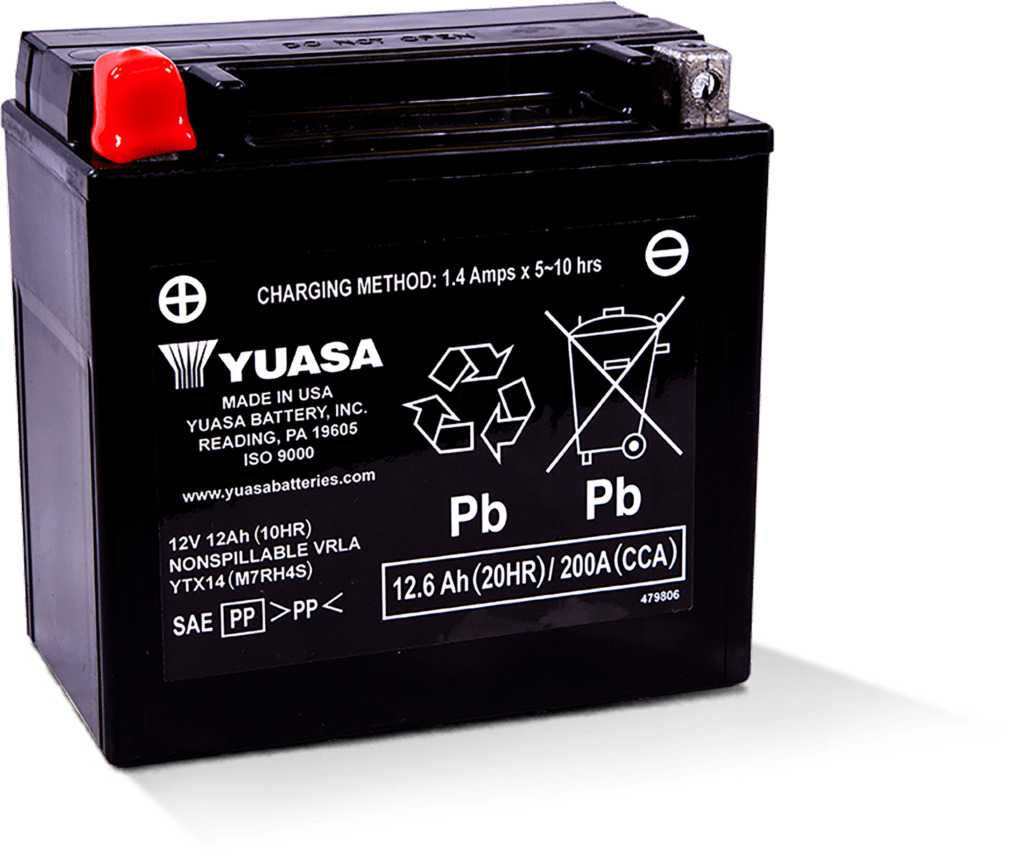 Yuasa YTX Battery Sealed Factory Activated