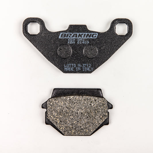Braking Brake Pad Set Semi-Metallic • #31-669S