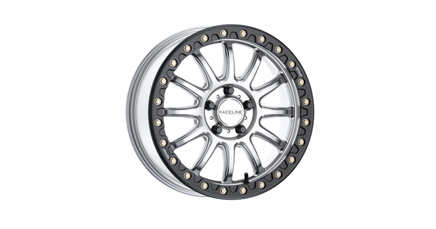 Raceline Alpha Bdlk 17X7 5/4.5 (+25Mm) Silver/Blk