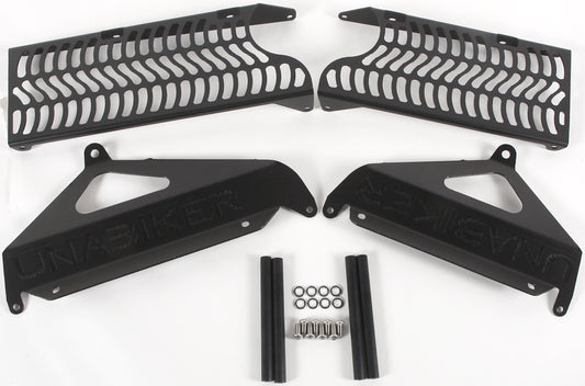 Unabiker Radiator Guard (Black) • #668-5060