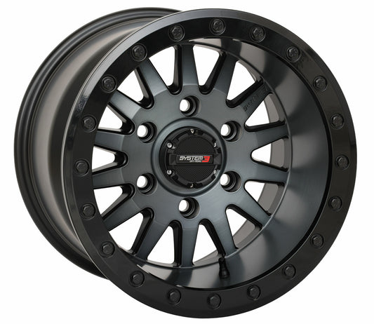 System 3 Sb8 Wheel 15X10 5+5 (0Mm) 6/5.5 Matte Brushed Grey