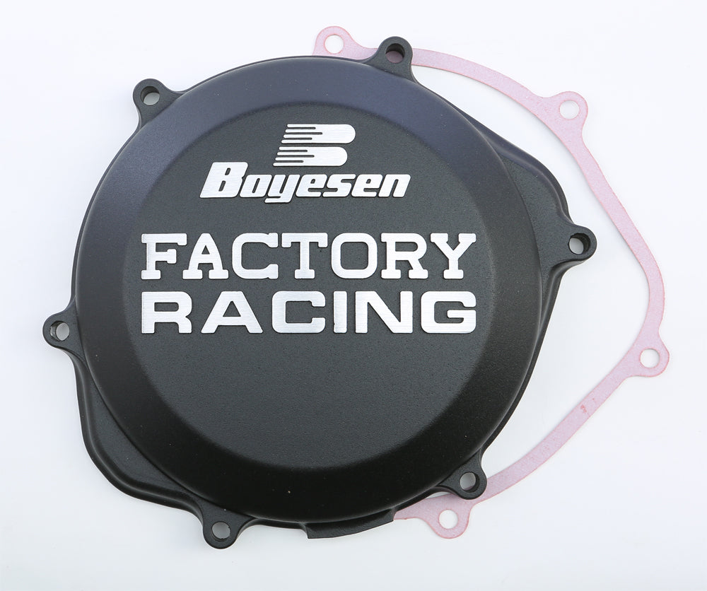 Boyesen Factory Racing Clutch Cover Black • #59-7206B