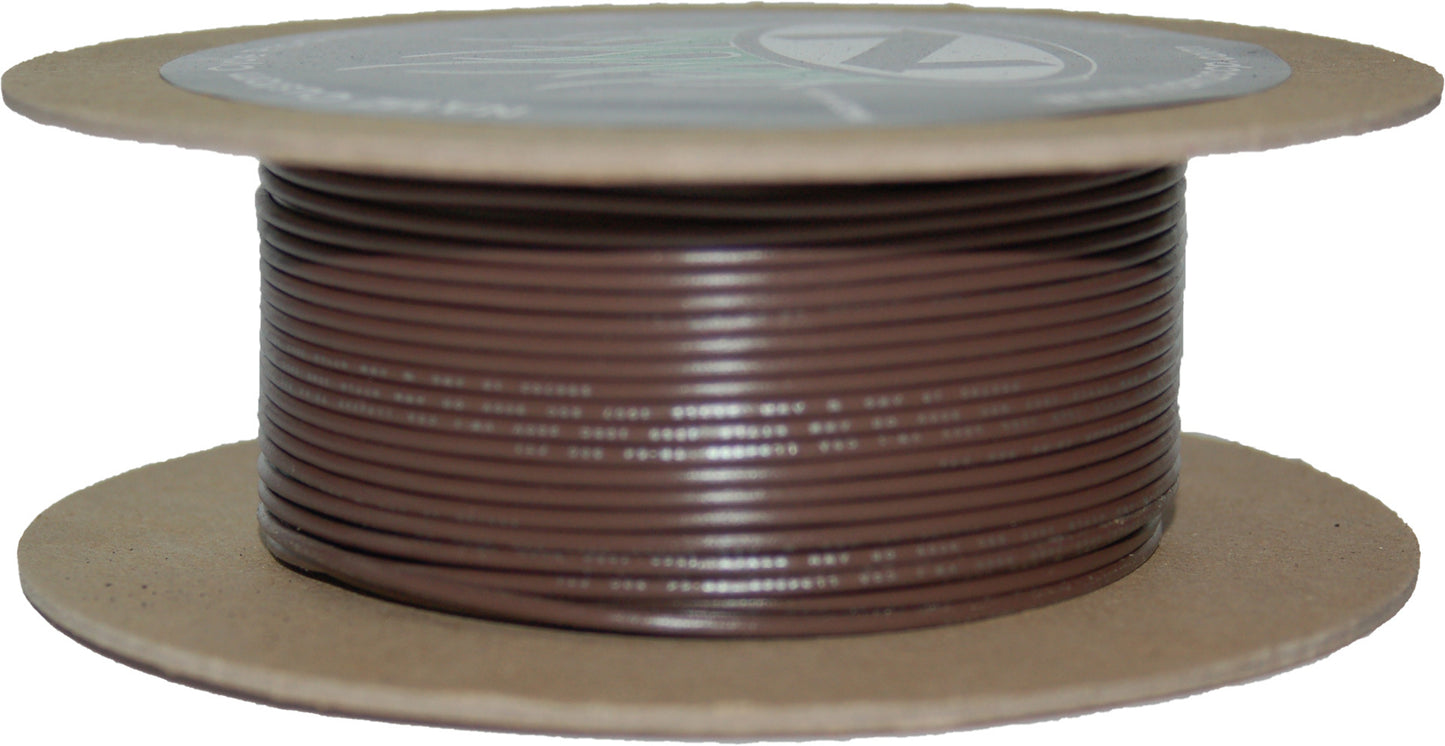 Namz Custom Cycle #18-Gauge Brown 100' Spool Of Primary Wire