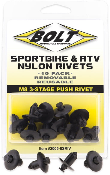 Bolt ATV Nylon Rivet Kits