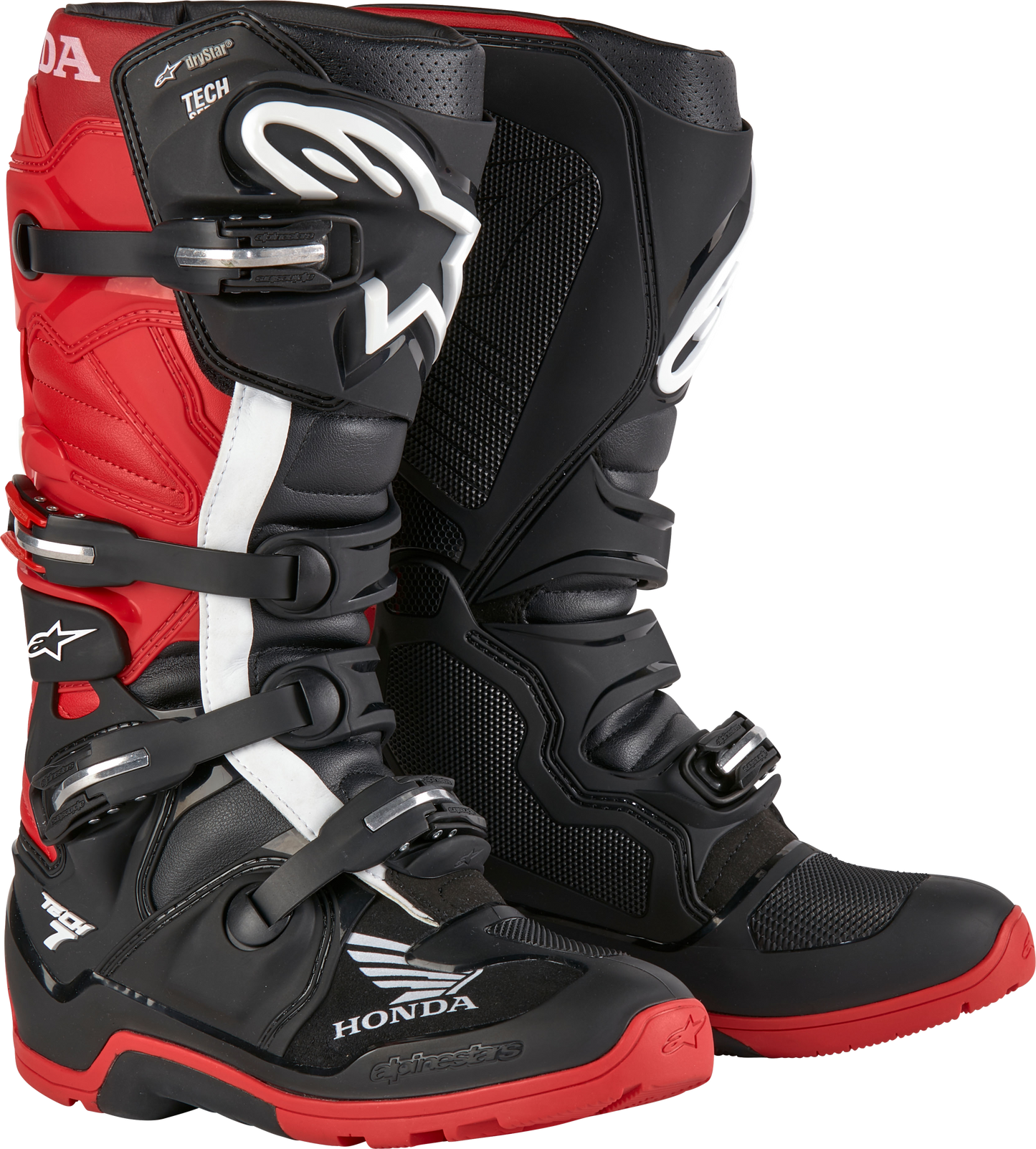 Alpinestars Honda Tech 7 Enduro Drystar Black/Bright Red Sz 8