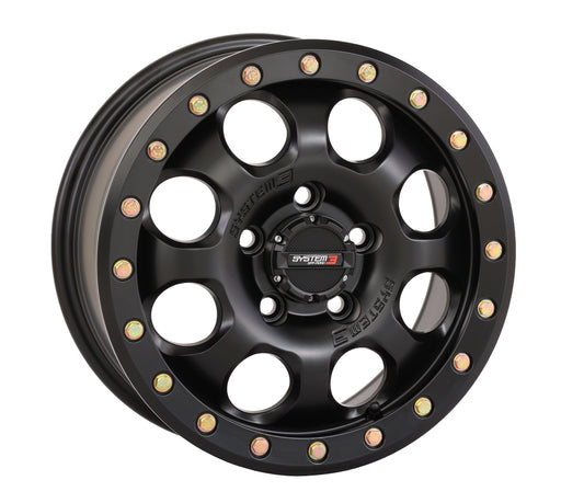 System 3 Sb7 Bl Wheel 15X7 6+1 (+50Mm) 5/4.5 Matte Black
