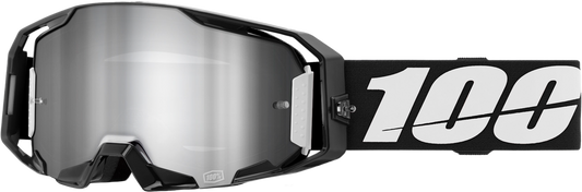 ARMATIC GOGGLE BLACK MIRROR SILVER FLASH LENS