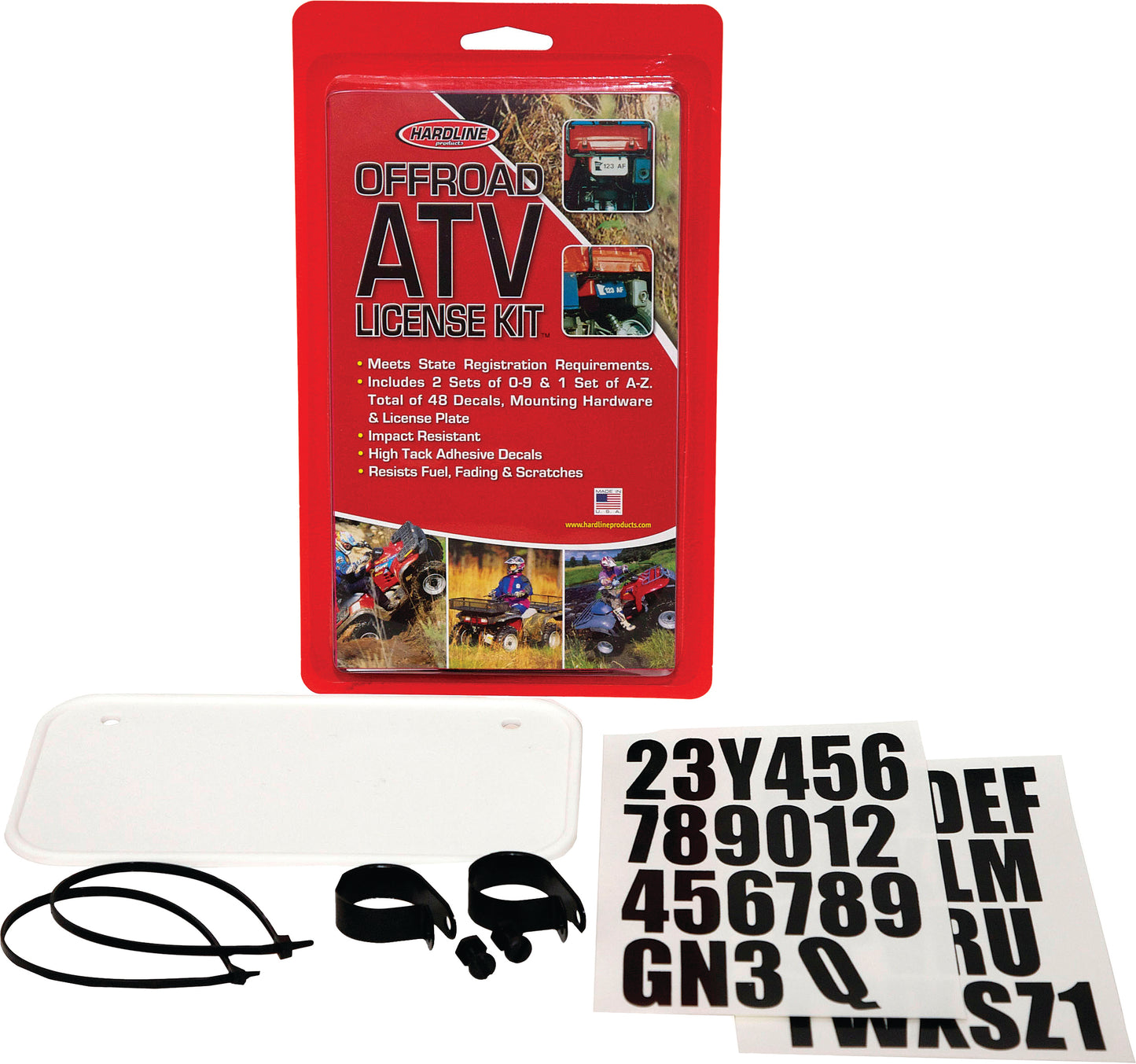 Hardline ATV License Plate Kit