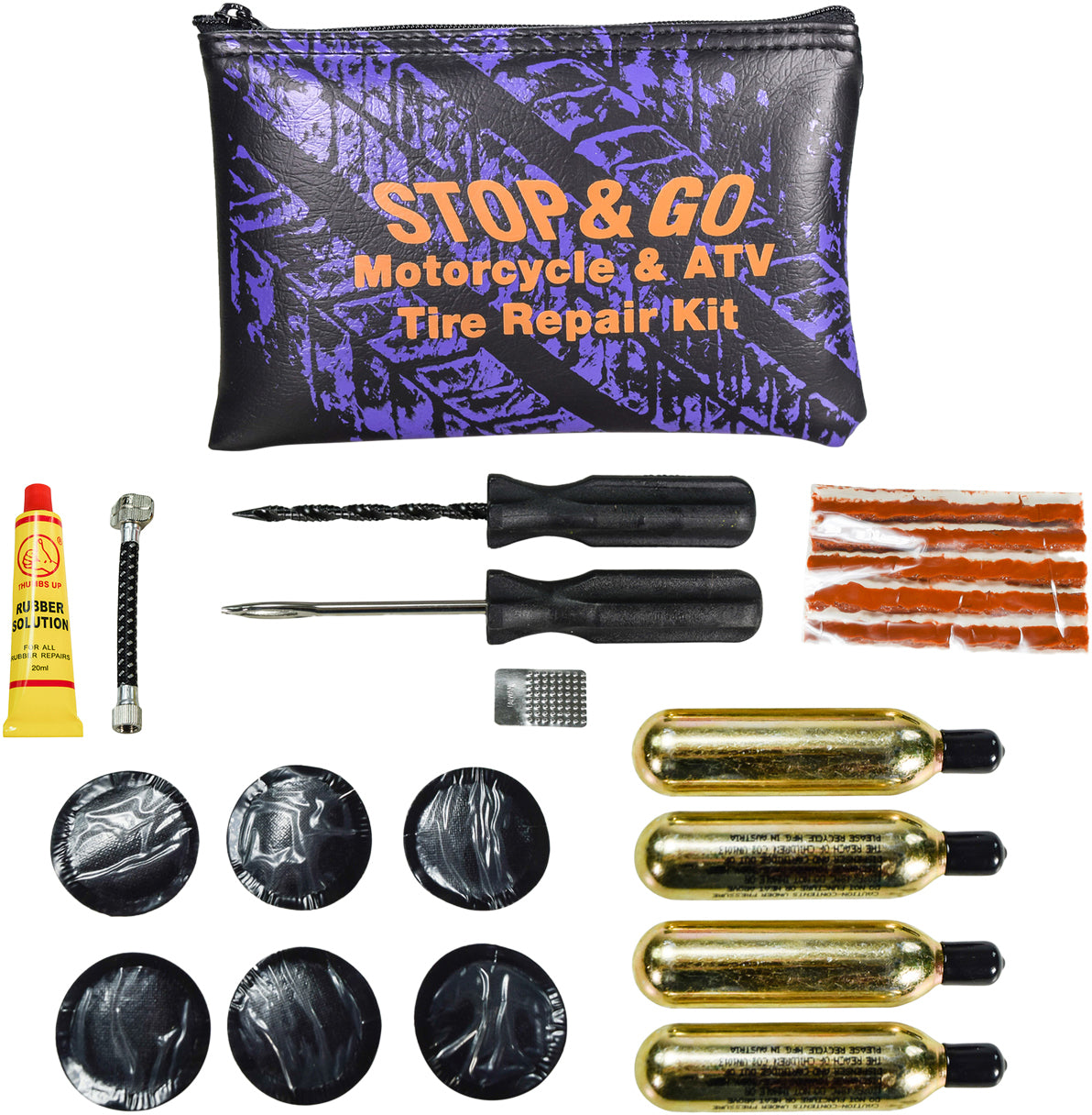 Stop & Go Motorcycle/ATV Tire Repair Kit