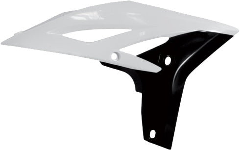 Acerbis Radiator Shrouds White/Black • #21717-61035