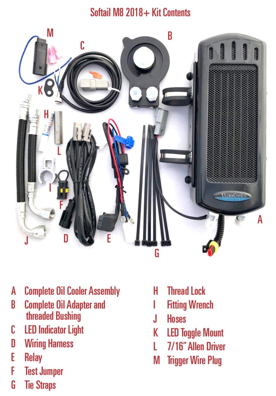 Ultracool M8 Side Mount Oil Cooler