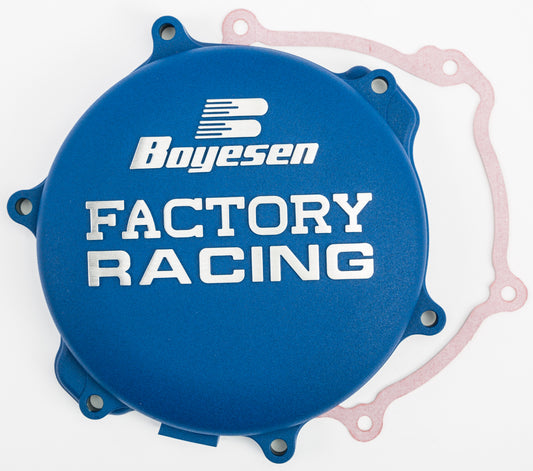 Boyesen Factory Racing Clutch Cover Blue • #59-7233L