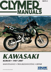 Clymer Repair Manual Kaw Klr650 • #27-M474